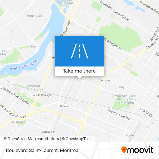 Boulevard Saint-Laurent map
