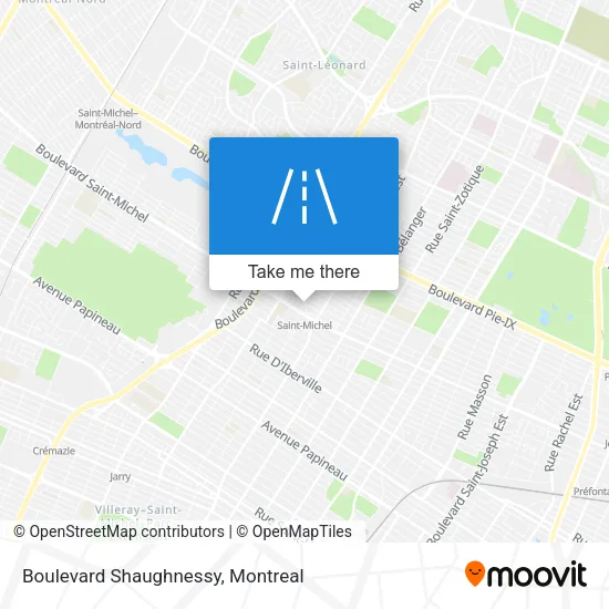 Boulevard Shaughnessy map