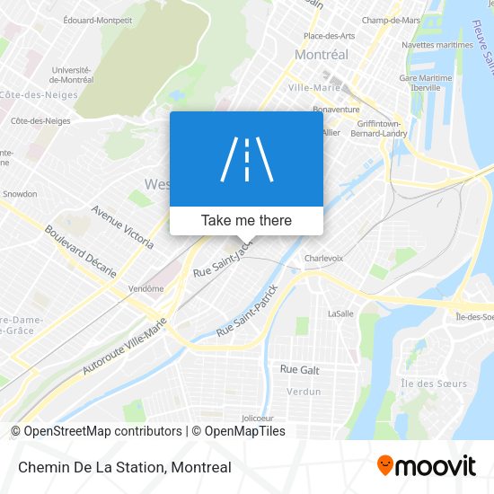 Chemin De La Station map