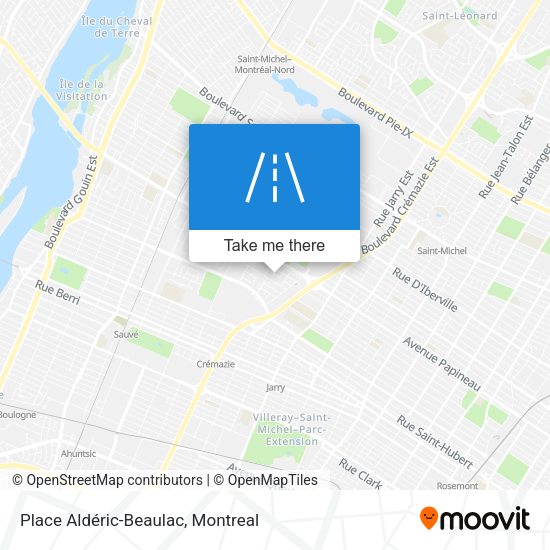 Place Aldéric-Beaulac map