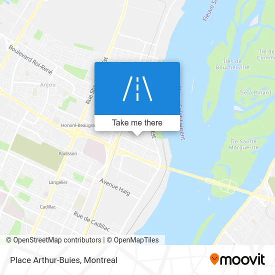 Place Arthur-Buies map