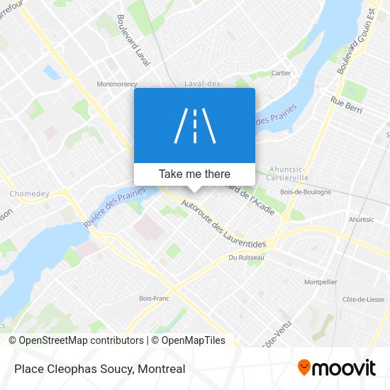Place Cleophas Soucy map