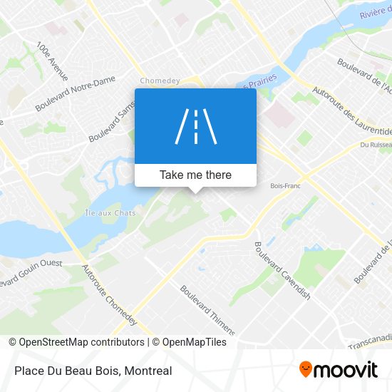 Place Du Beau Bois map