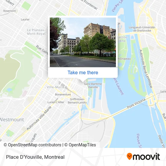 Place D'Youville map