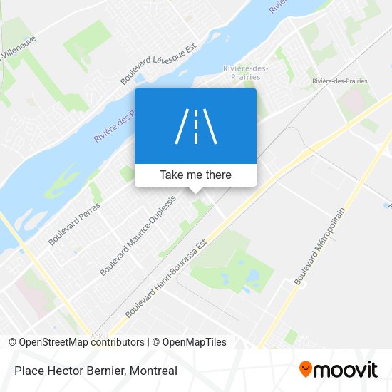 Place Hector Bernier map