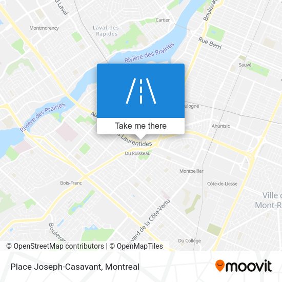 Place Joseph-Casavant map