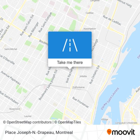 Place Joseph-N.-Drapeau map