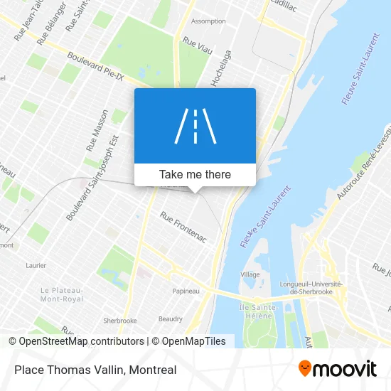 Place Thomas Vallin map