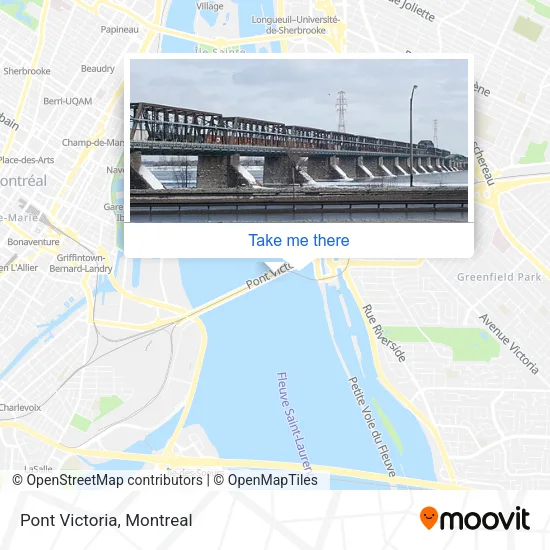 Pont Victoria map