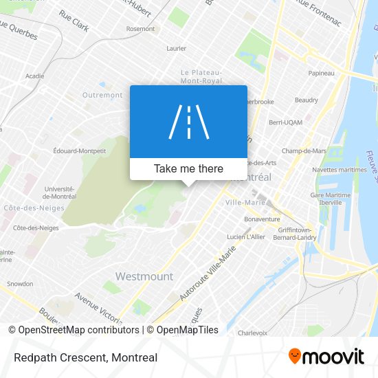 Redpath Crescent map
