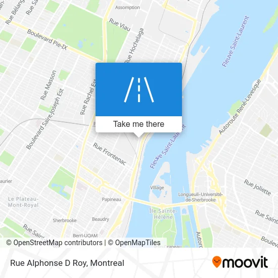 Rue Alphonse D Roy map