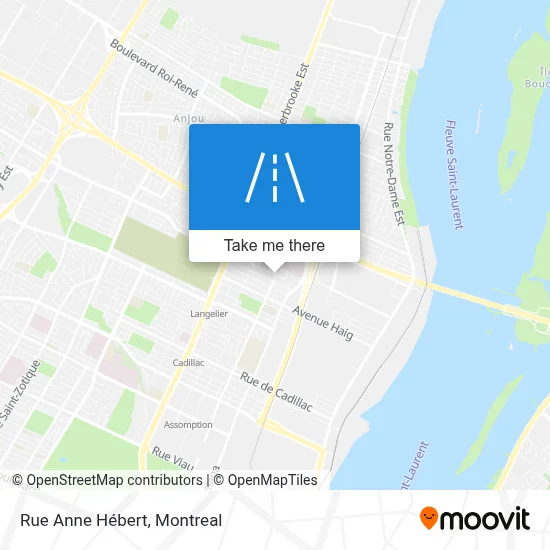 Rue Anne Hébert map