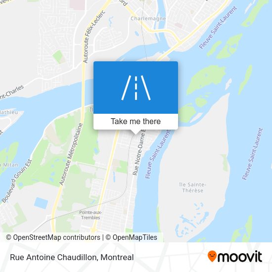 Rue Antoine Chaudillon map