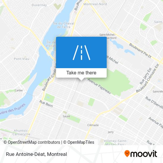 Rue Antoine-Déat map
