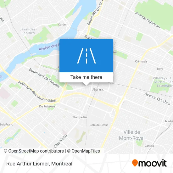 Rue Arthur Lismer map