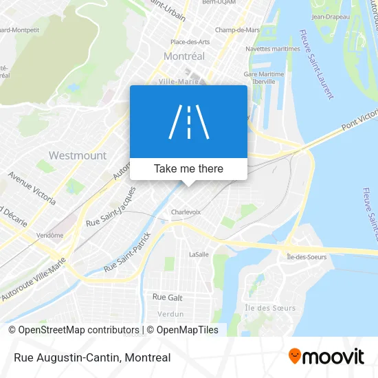Rue Augustin-Cantin map