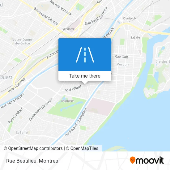Rue Beaulieu map