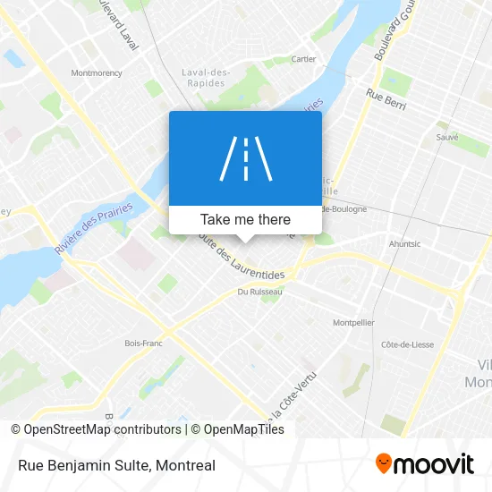 Rue Benjamin Sulte map