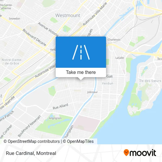 Rue Cardinal map