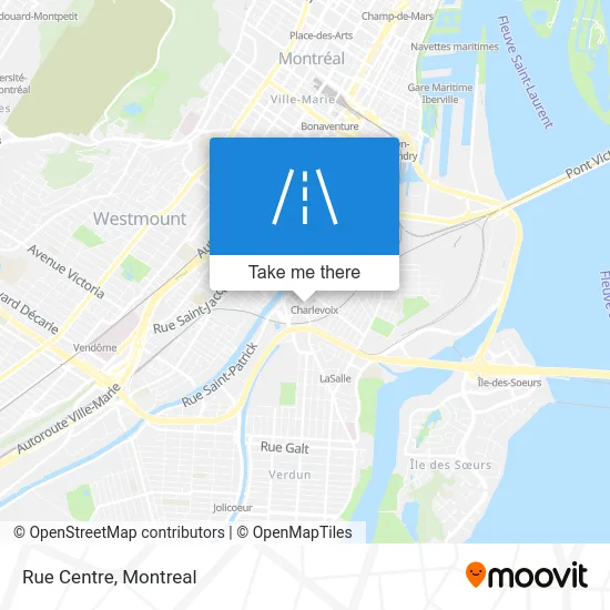 Rue Centre map