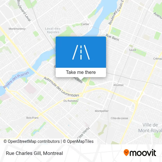 Rue Charles Gill map