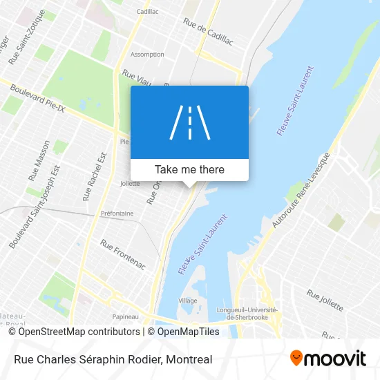 Rue Charles Séraphin Rodier map