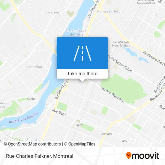 Rue Charles-Falkner map