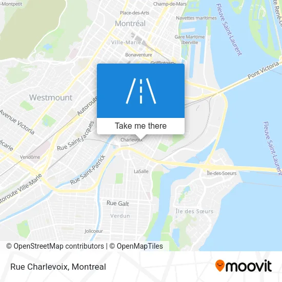 Rue Charlevoix map
