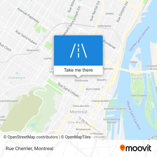 Rue Cherrier map