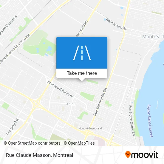 Rue Claude Masson map