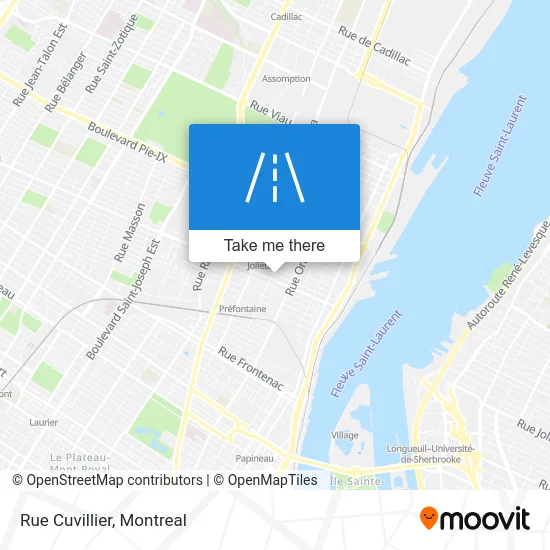 Rue Cuvillier map
