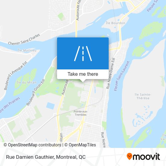 Rue Damien Gauthier map