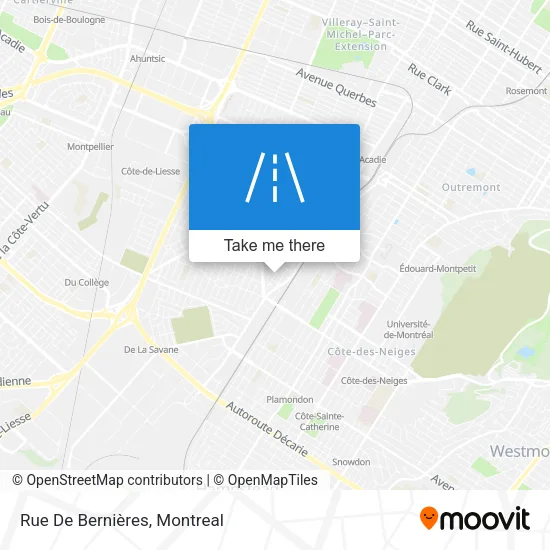 Rue De Bernières map