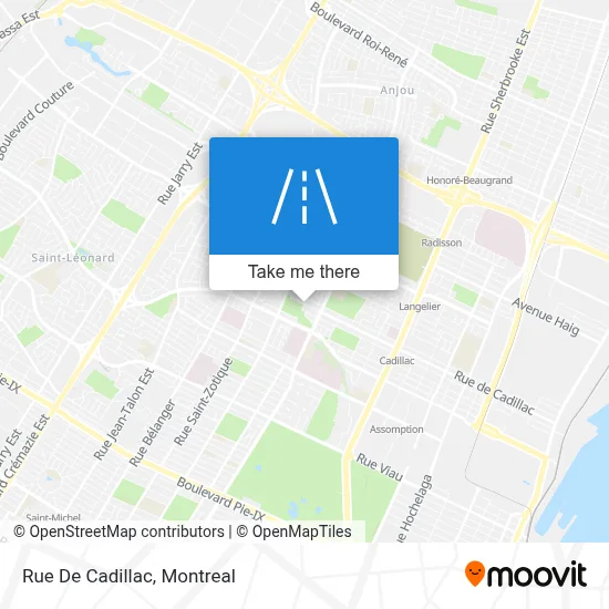 Rue De Cadillac map