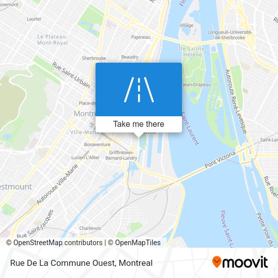 Rue De La Commune Ouest map