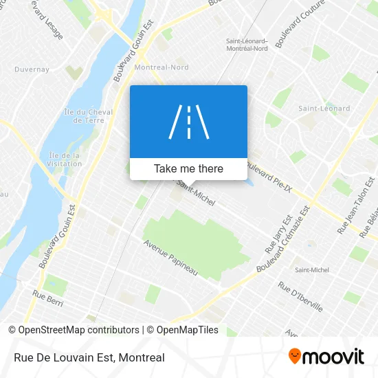 Rue De Louvain Est map
