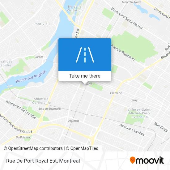 Rue De Port-Royal Est map