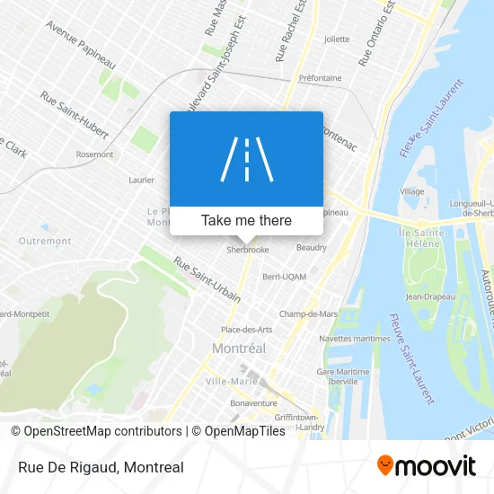 Rue De Rigaud map