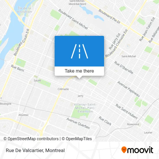 Rue De Valcartier map