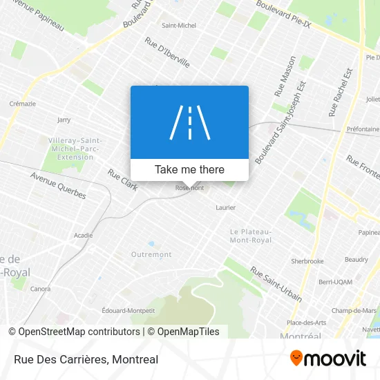 Rue Des Carrières map