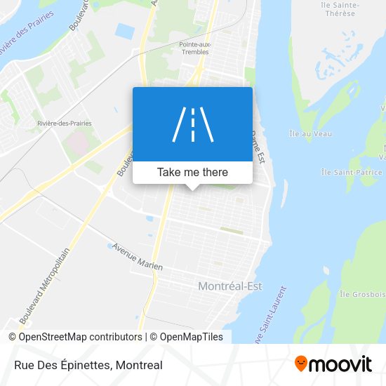 Rue Des Épinettes map