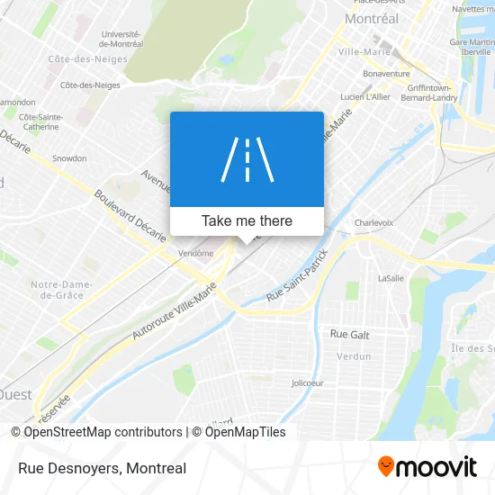 Rue Desnoyers map