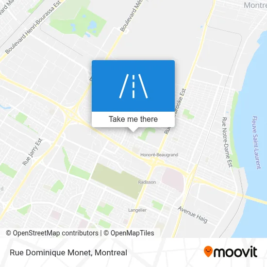 Rue Dominique Monet map