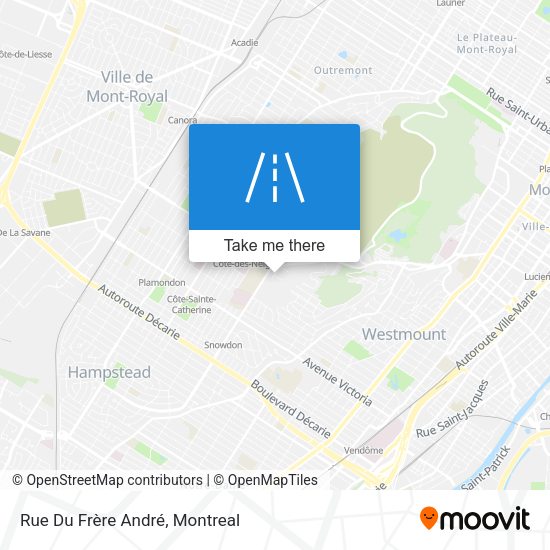 Rue Du Frère André map