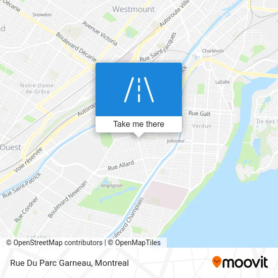 Rue Du Parc Garneau map