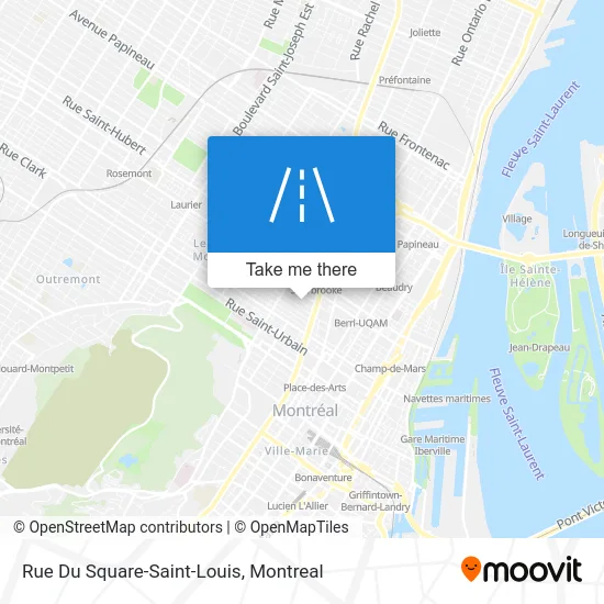 Rue Du Square-Saint-Louis map