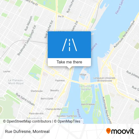 Rue Dufresne map