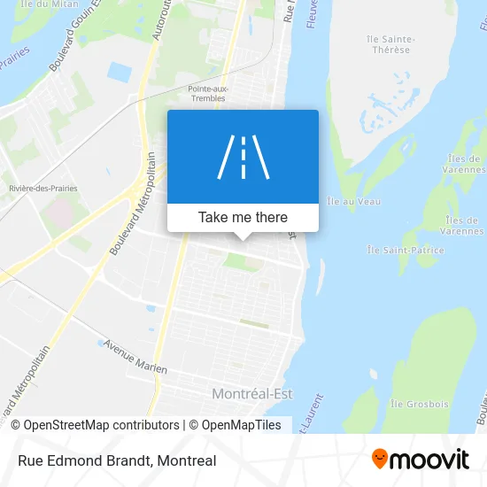 Rue Edmond Brandt map