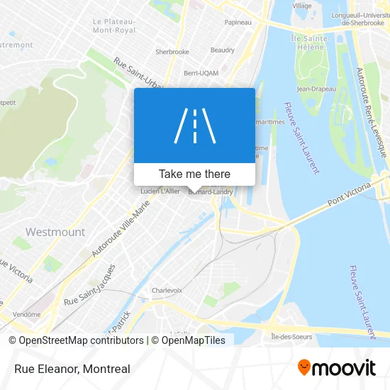 Rue Eleanor map