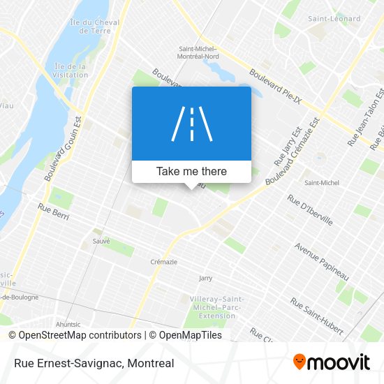 Rue Ernest-Savignac map